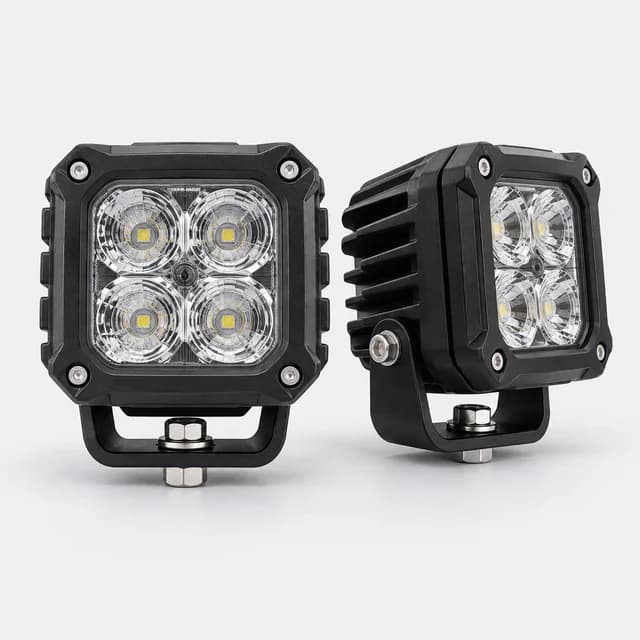 Pair of auxiliary LED driving lights
