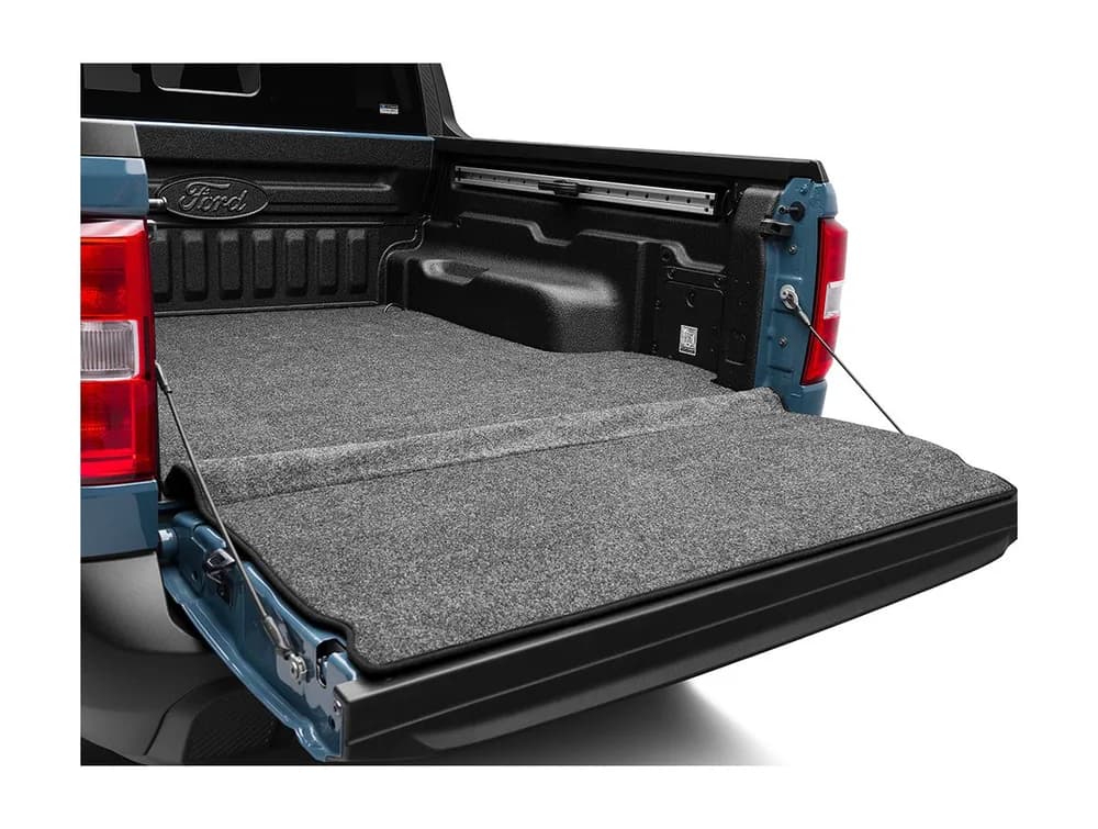 Representative BedRug custom bed mat installed in a Ford Maverick